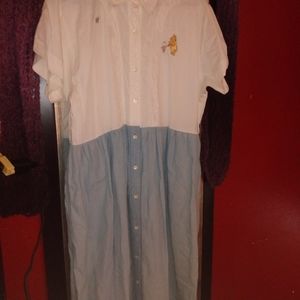 Vintage disney's winnie the pooh denim dress
